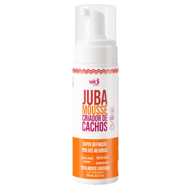 Frasco do Juba Mousse Criador de Cachos Widi Care 200 ml