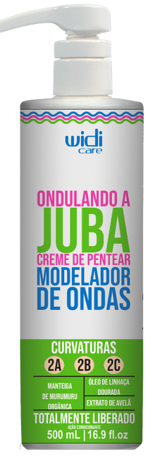 Frasco do Widi Care Ondulando a Juba Creme de Pentear 500 ml